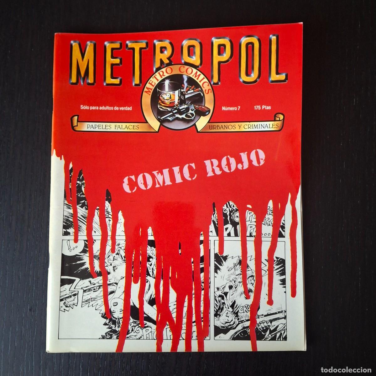 C&oacute;mics: METROPOL N&ordm; 7 - METRO COMICS - COMIC ROJO - Foto 1
