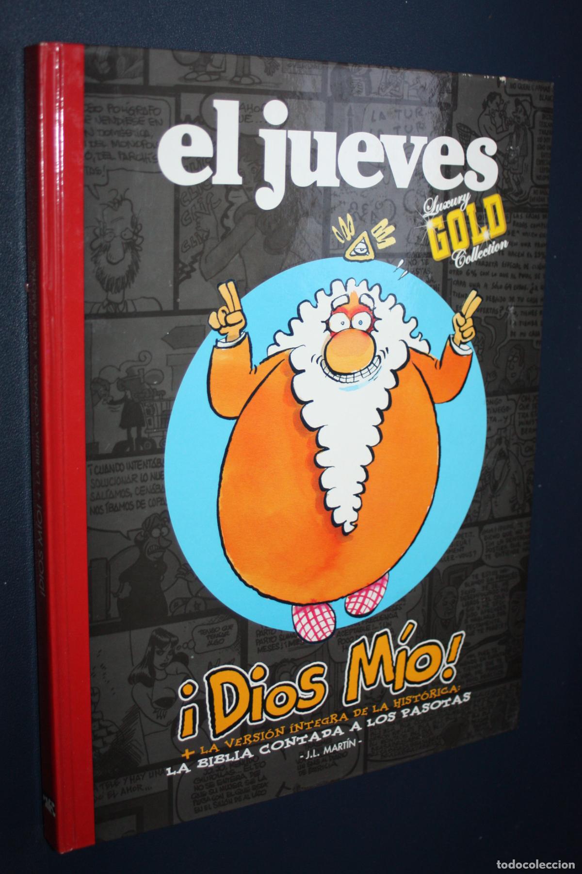 C&oacute;mics: EL JUEVES : LUXURY GOLD COLLECTION &iexcl;DIOS M&Iacute;O!. LA BIBLIA CONTADA A LOS PASOTAS (RBA, 2008)