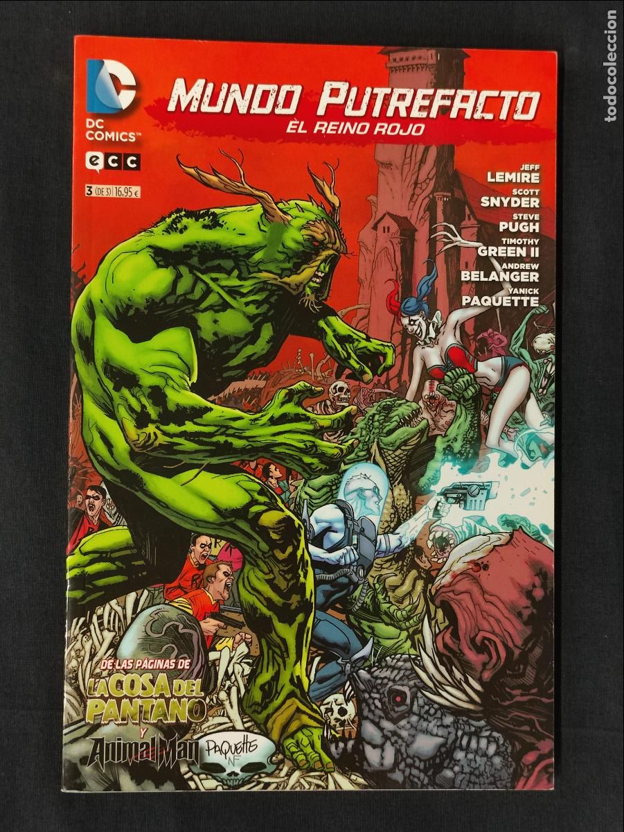 C&oacute;mics: COLECCION COMPLETA - N&ordm; 1 AL N&ordm; 3 - MUNDO PUTREFACTO - LA COSA DEL PANTANO - ECC - Foto 10