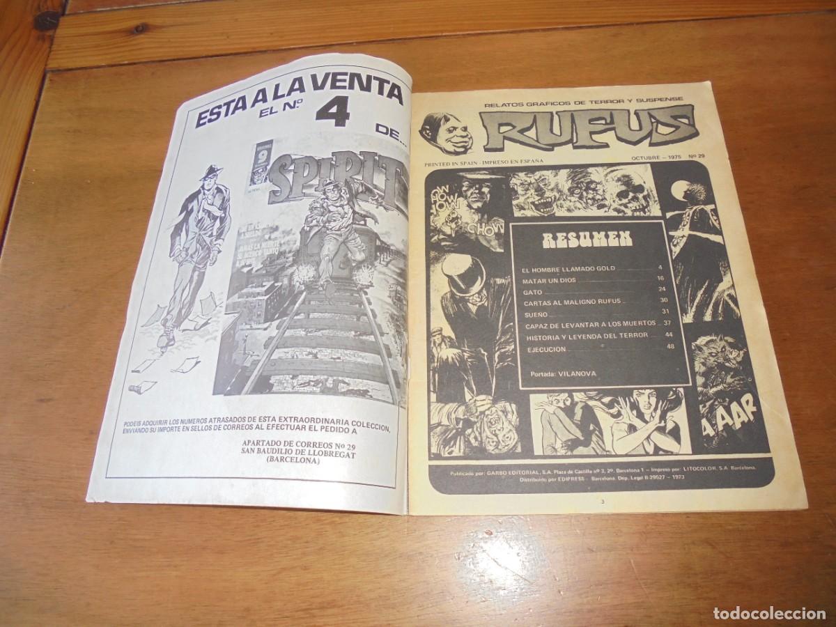 C&oacute;mics: COMIC RUFUS N&ordm; 29 OCTUBRE 1975, GARBO EDITORIAL - Foto 4