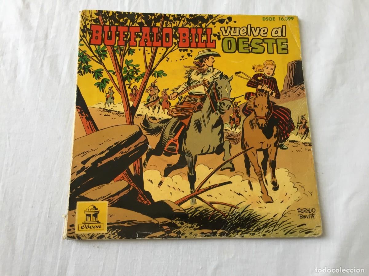 C&oacute;mics: BUFFALO BILL VUELVE AL OESTE - DISCO CON COMIC ODEON DSOE 16.399 A&Ntilde;O 1960 - Foto 1
