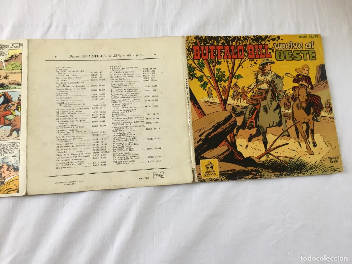 C&oacute;mics: BUFFALO BILL VUELVE AL OESTE - DISCO CON COMIC ODEON DSOE 16.399 A&Ntilde;O 1960 - Foto 6