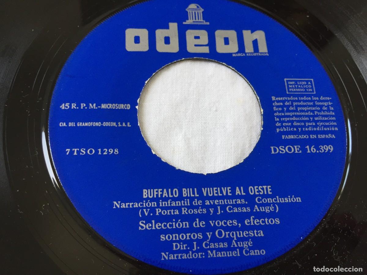 C&oacute;mics: BUFFALO BILL VUELVE AL OESTE - DISCO CON COMIC ODEON DSOE 16.399 A&Ntilde;O 1960 - Foto 16