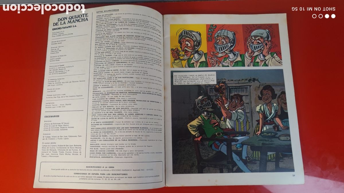 C&oacute;mics: &rdquo;DON QUIJOTE DE LA MANCHA&rdquo;,N&deg;2- EDICIONES NARANCO - Foto 4
