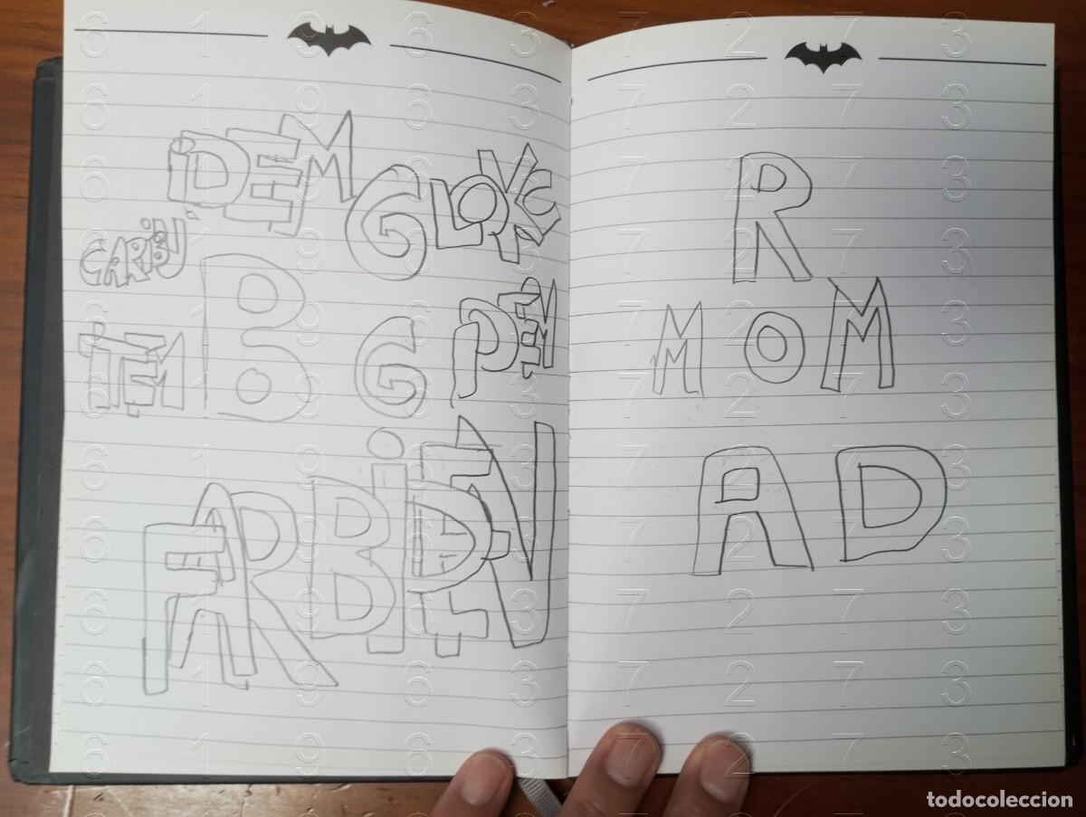 C&oacute;mics: BATMAN AGENDA PERTENECI&Oacute; A DIBUJANTE DE COMICS CR1 - Foto 13