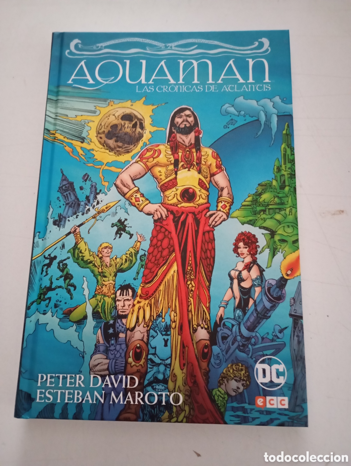 C&oacute;mics: AQUAMAN - LAS CR&Oacute;NICAS DE ATLANTIS - PETER DAVID / ESTEBAN MAROTO - ECC (MBE)