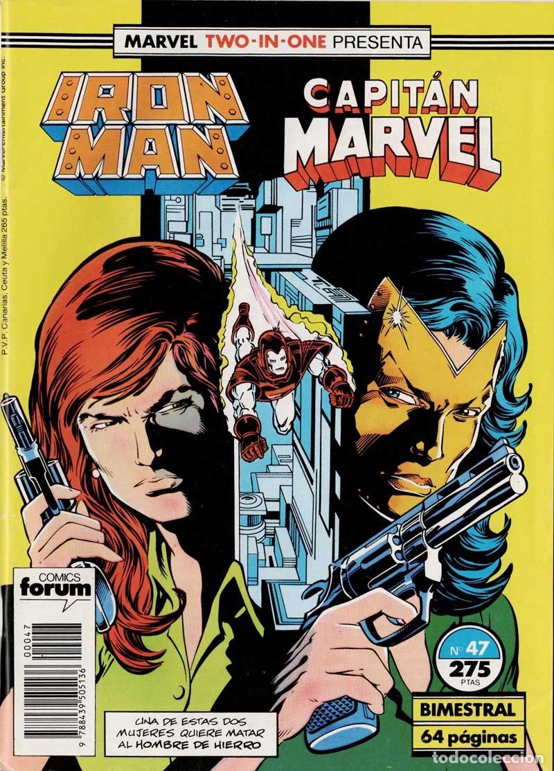 C&oacute;mics: Iron Man. Capit&aacute;n Marvel N&ordm; 47 - Foto 1