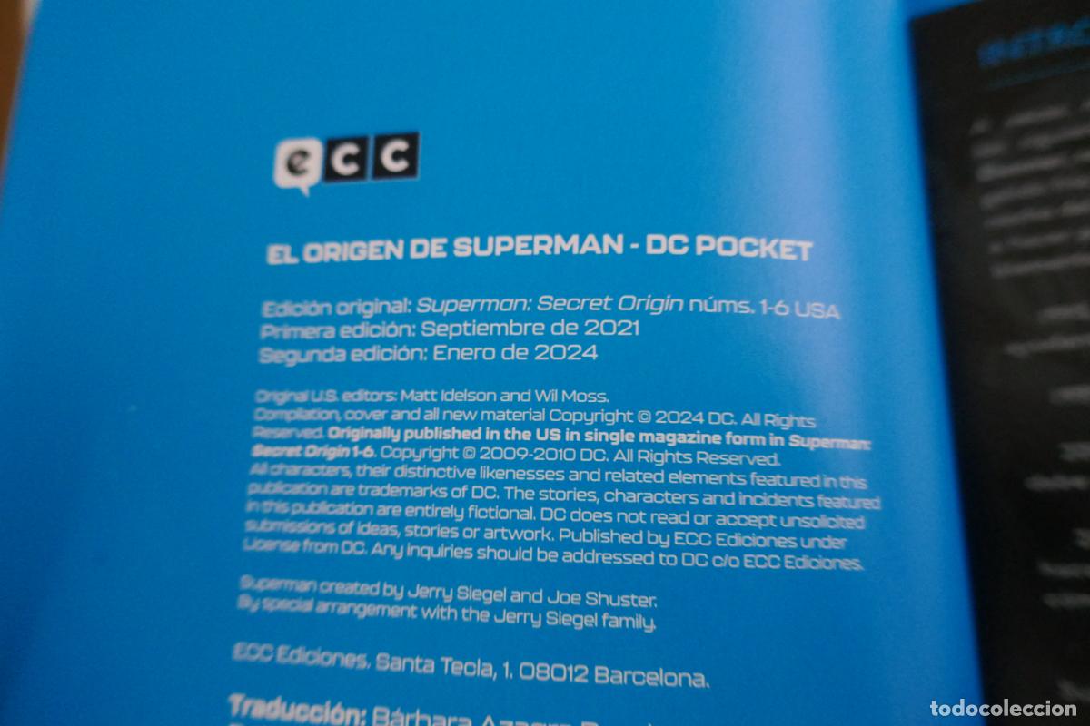 C&oacute;mics: ORIGEN DE SUPERMAN - DC POCKET - OBRA COMPLETA DC ECC - Foto 9