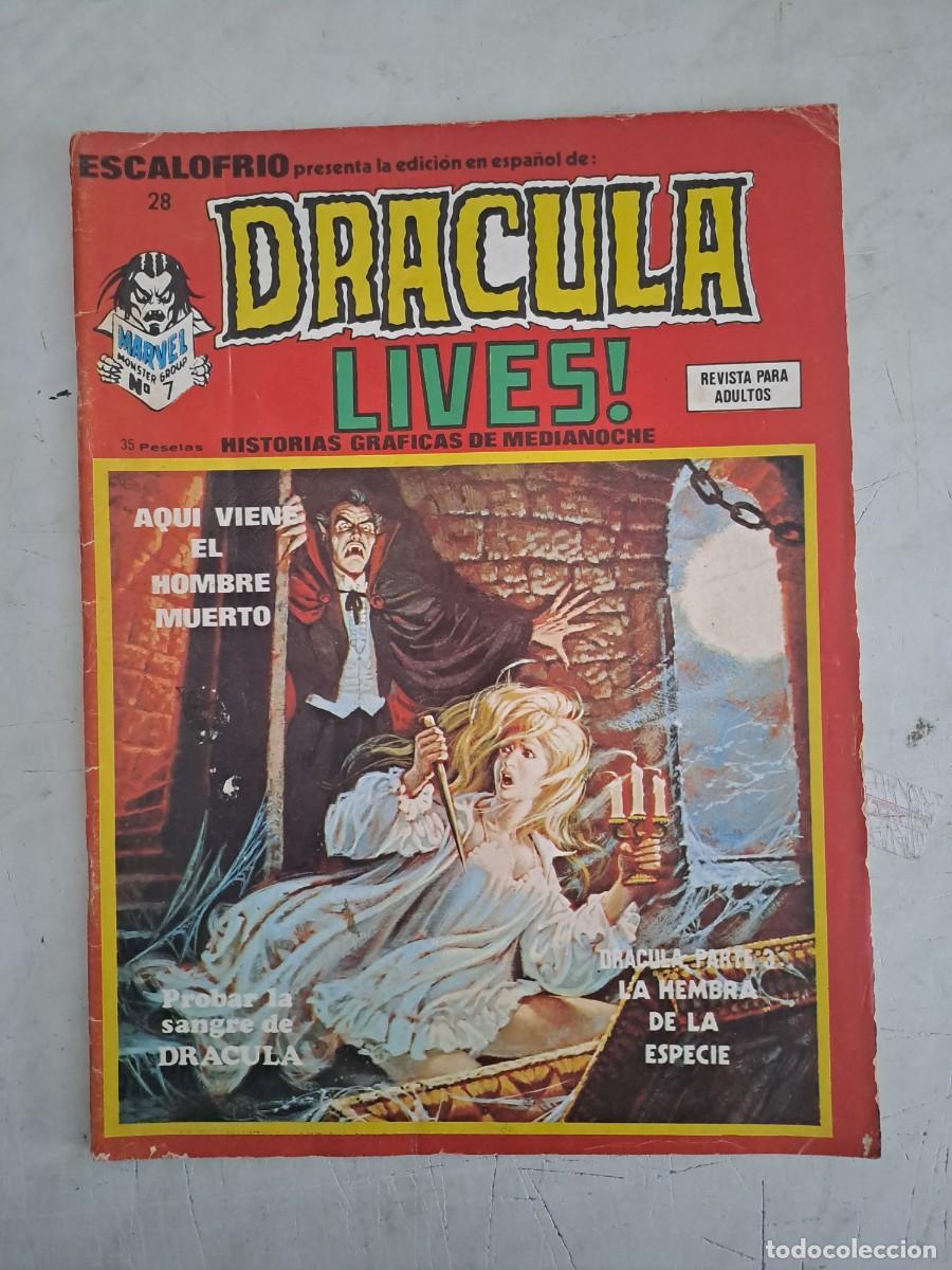 C&oacute;mics: Escalofri&oacute; 28, Dr&aacute;cula, V&eacute;rtice en buen estado - Foto 1