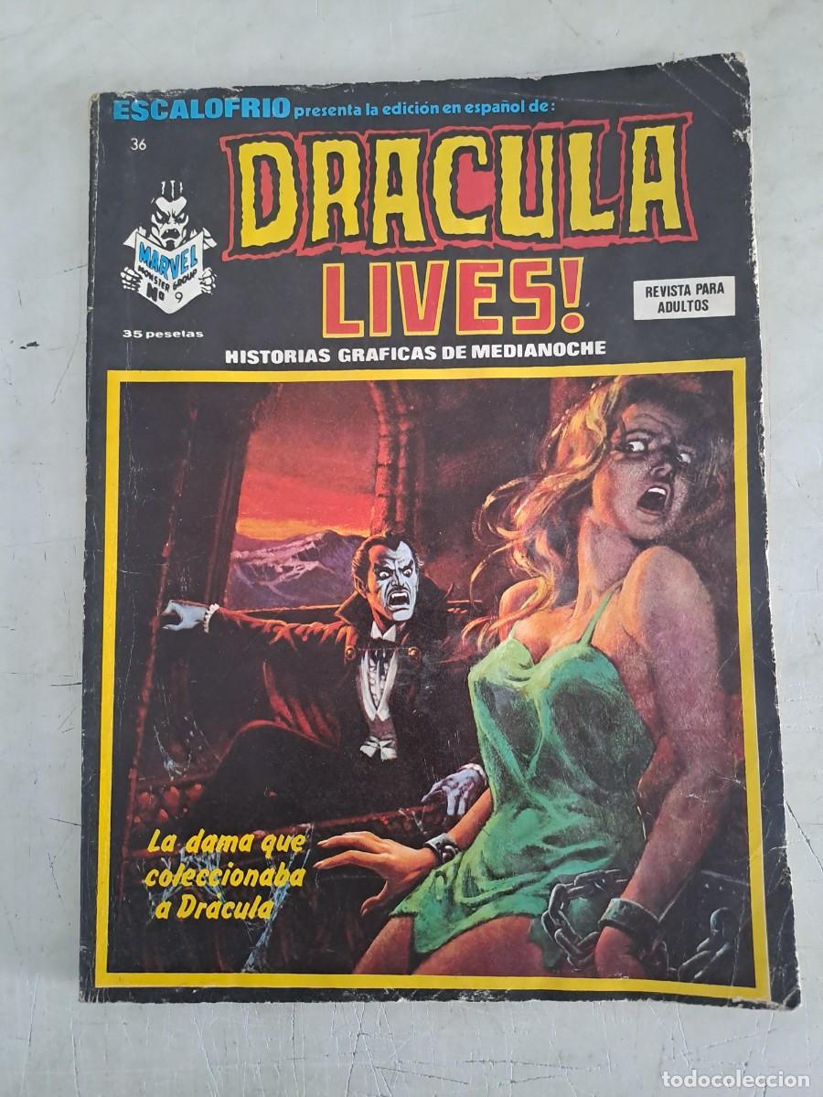 C&oacute;mics: Escalofri&oacute; 36, Dr&aacute;cula, V&eacute;rtice en buen estado - Foto 1