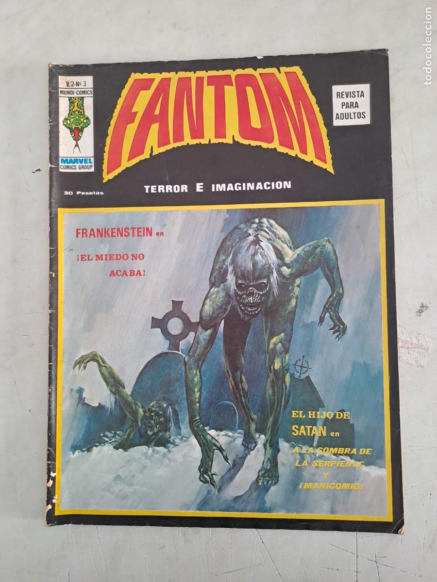 C&oacute;mics: Fantom 3 V-2, V&eacute;rtice en buen estado - Foto 1