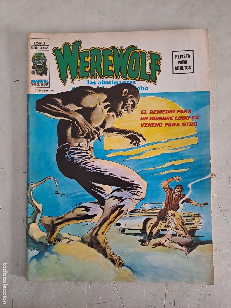 C&oacute;mics: Werewolf 3 V-2, V&eacute;rtice en muy buen estado - Foto 1