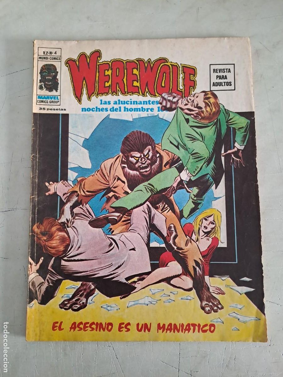 C&oacute;mics: Werewolf 4 V-2, V&eacute;rtice en muy buen estado - Foto 1