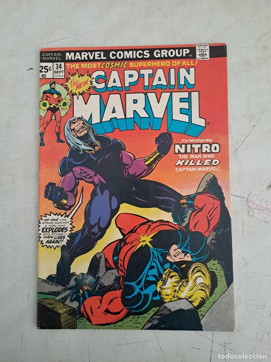 C&oacute;mics: Captain Marvel 34 en perfecto estado - Foto 1