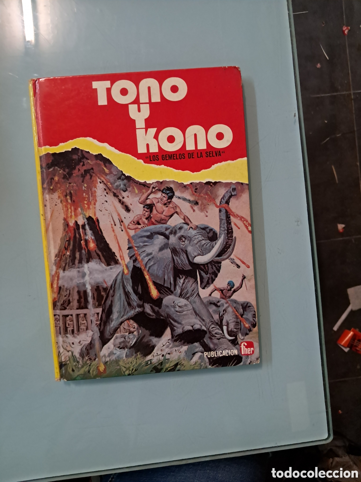 C&oacute;mics: Tono y Kono, Los gemelos de la selva, Editorial Fher - Foto 1