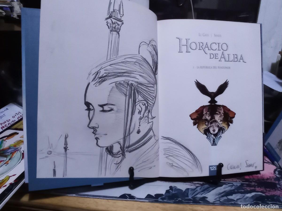 C&oacute;mics: HORACIO DEL ALBA LE GRIS-SINER Con dibujo original - Foto 2