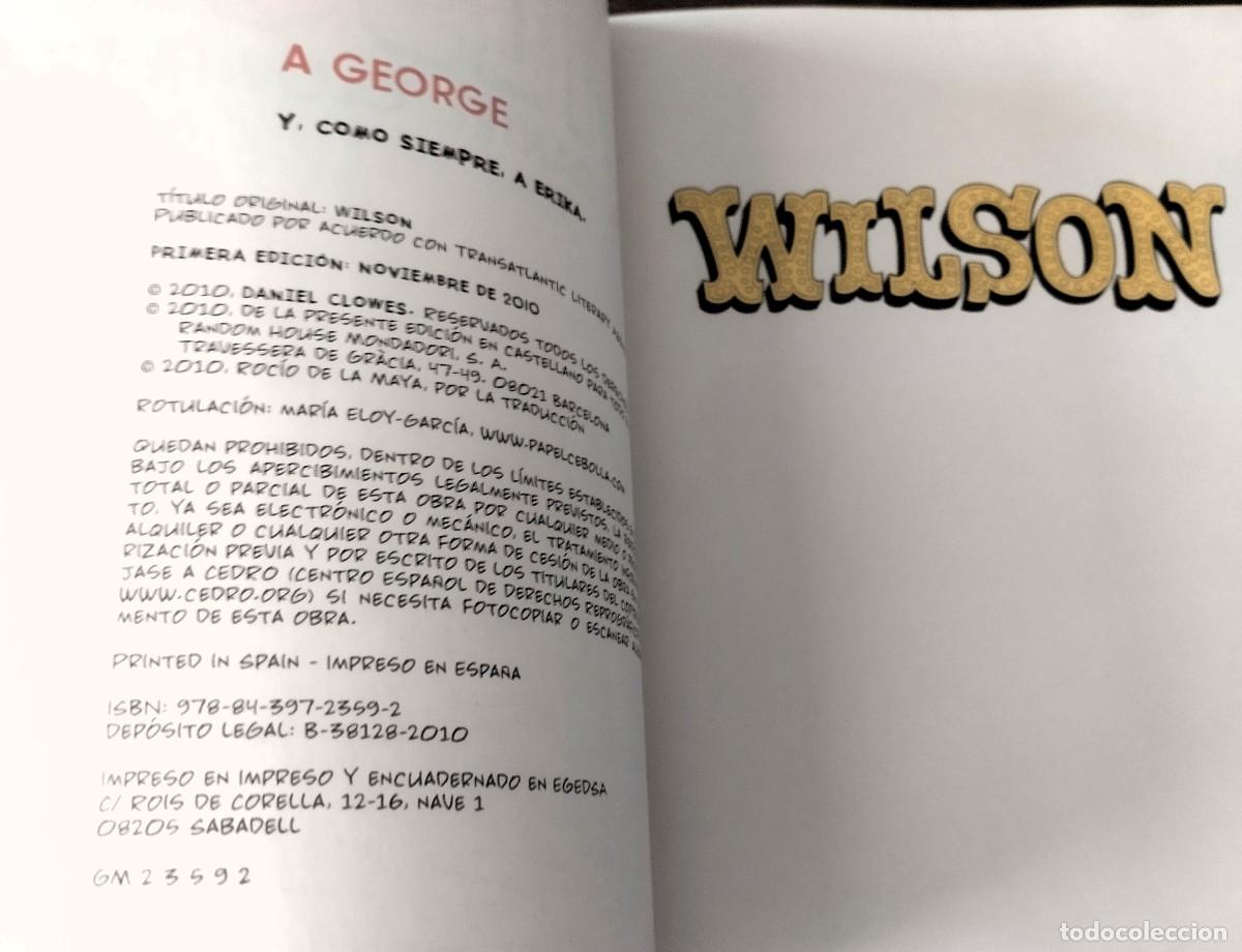 C&oacute;mics: Daniel Clowes, Wilson, 2010, comic - Foto 5