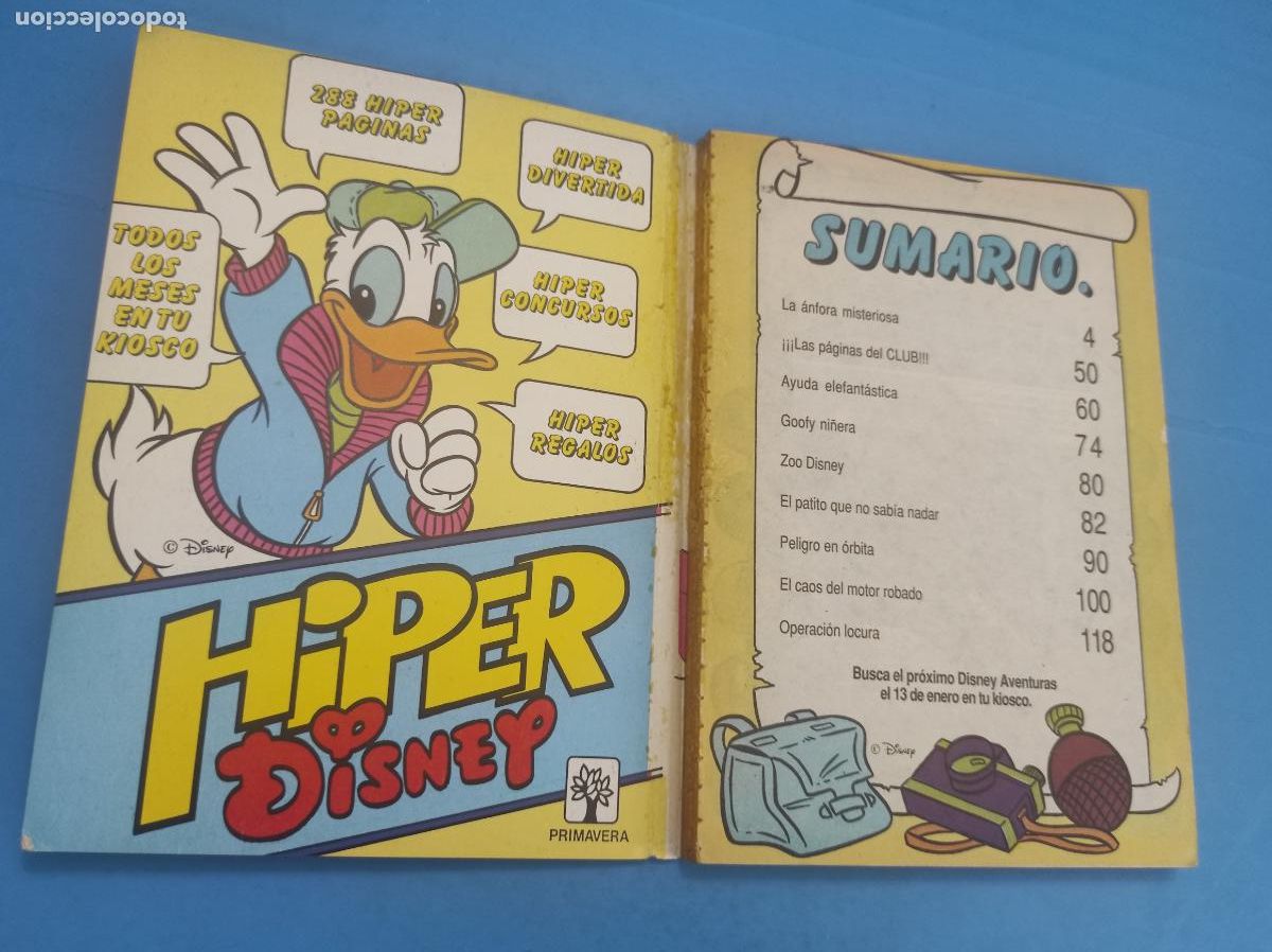 C&oacute;mics: COMIC DISNEY AVENTURAS N&ordm; 4 A&Ntilde;O 1989 EDITORIAL PRIMAVERA - Foto 2