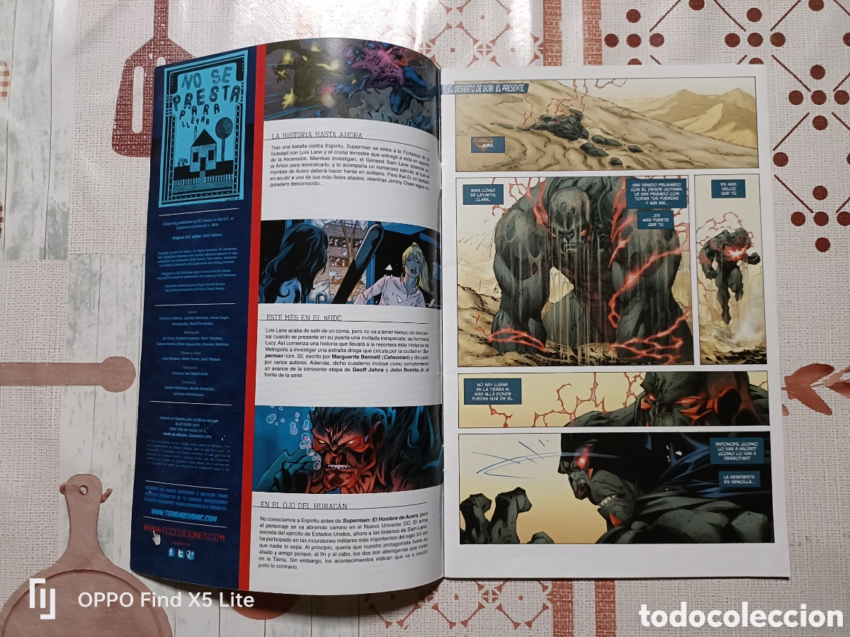 C&oacute;mics: C&oacute;mic Superman El Hombre de Acero n&deg;8 -DC- 75 a&ntilde;os - Foto 2