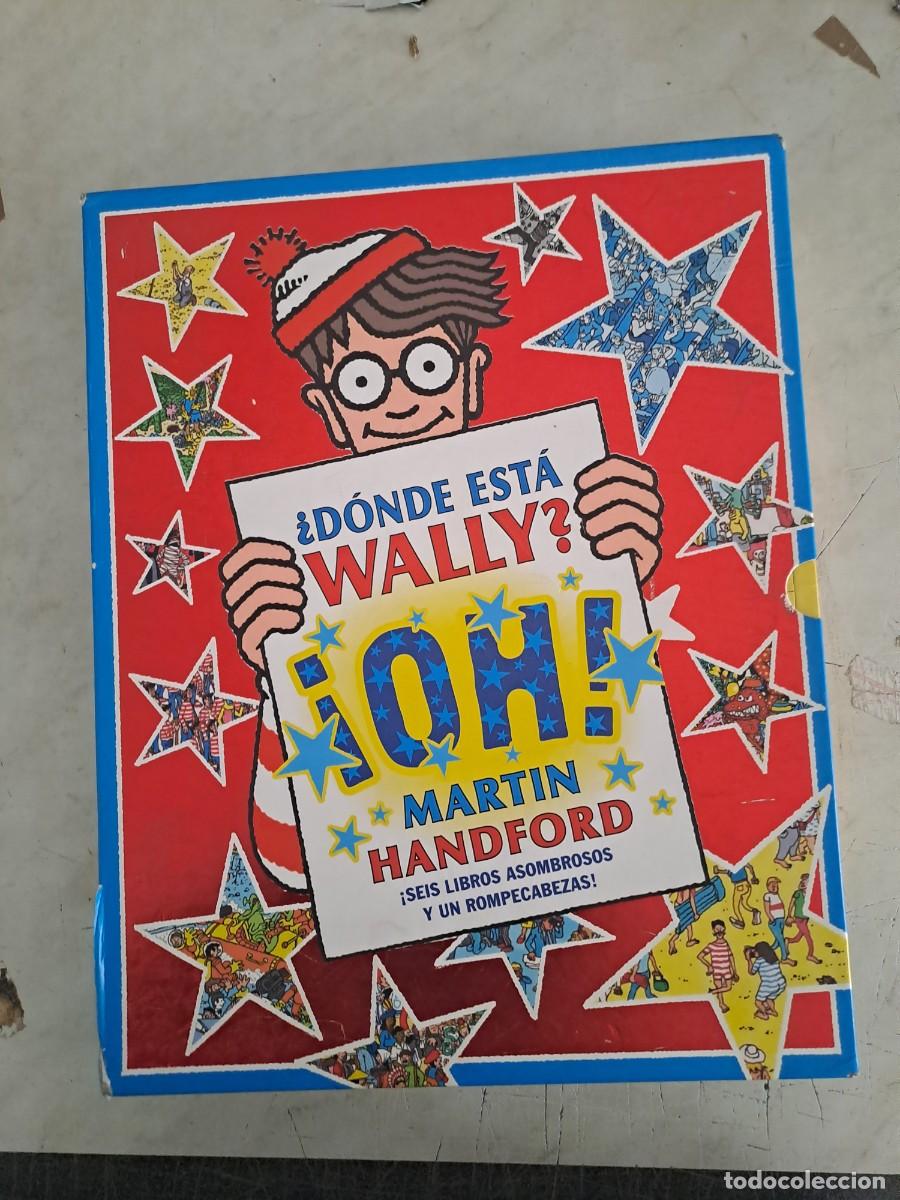 C&oacute;mics: Donde esta Wally, 6 n&uacute;meros con el archivador y el rompecabezas, ediciones B en buen estado