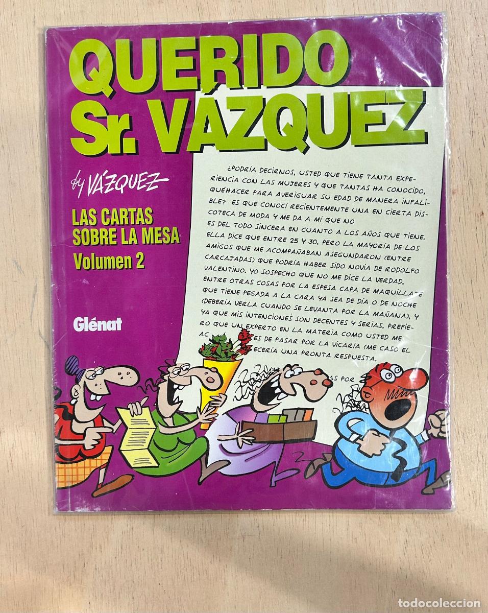 C&oacute;mics: QUERIDO SR. VAZQUEZ: LAS CARTAS SOBRE LA MESA - VOLUMEN 2 - GL&Eacute;NAT - Foto 1