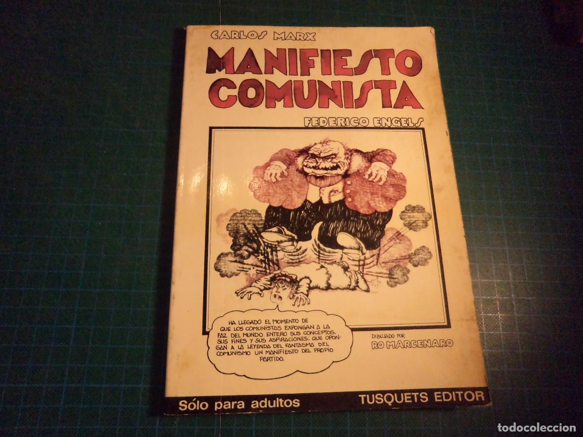 C&oacute;mics: Manifiesto comunista. Carlos Marx. Tusquets editor. - Foto 1