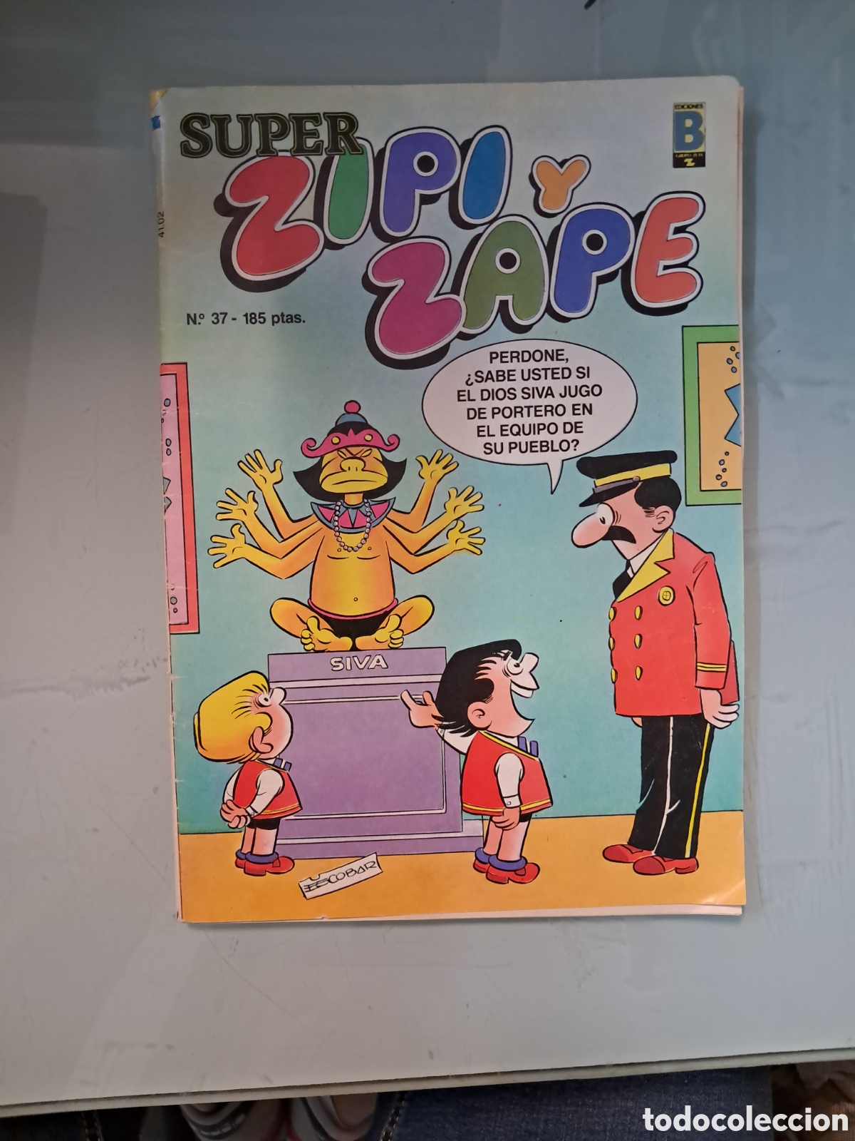 C&oacute;mics: Super Zipi Zape, n&uacute;mero 37, 185 pesetas