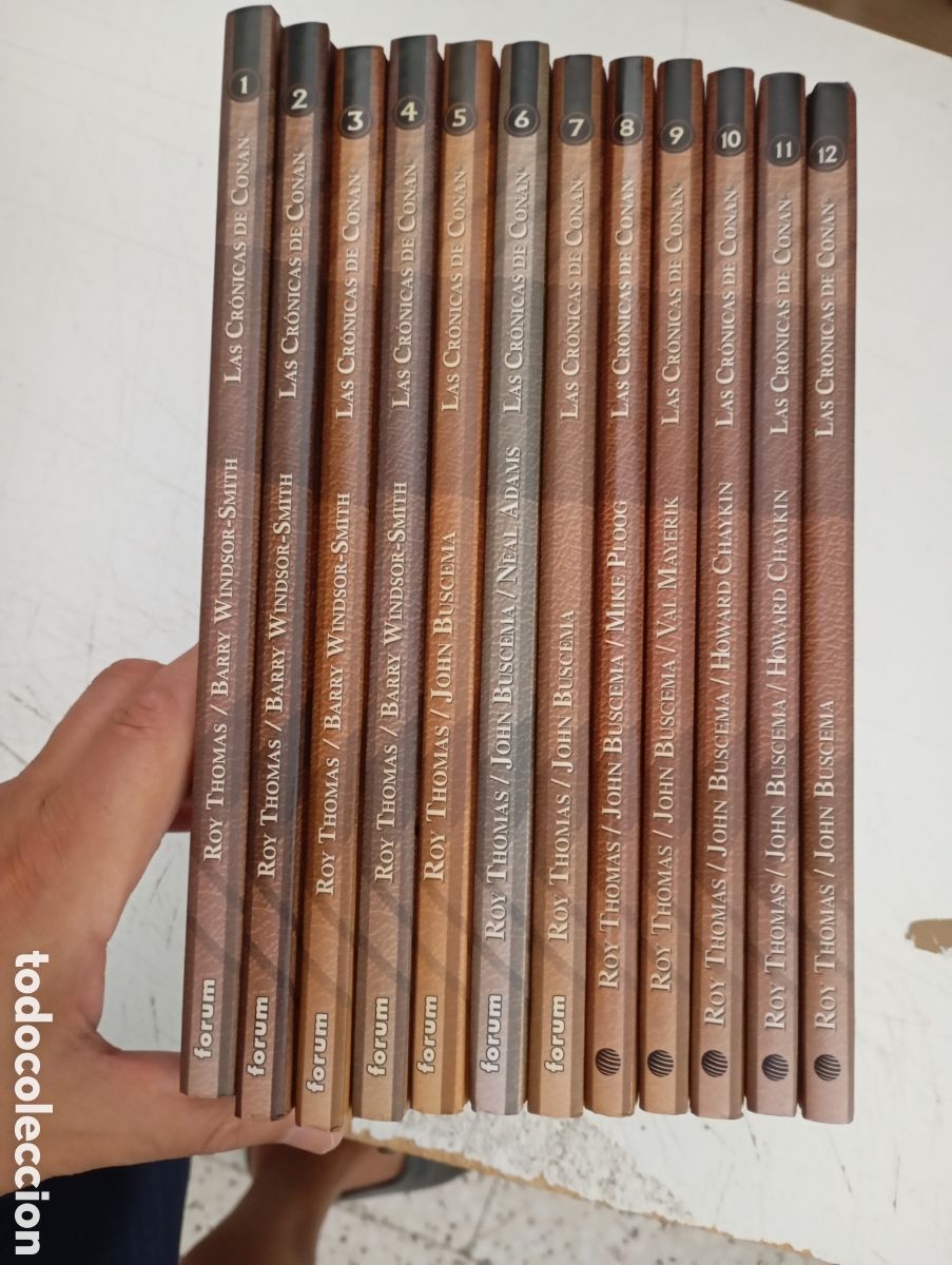 C&oacute;mics: LAS CR&Oacute;NICAS DE CONAN - TOMOS 1 AL 12 - FORUM (MBE) - Foto 2