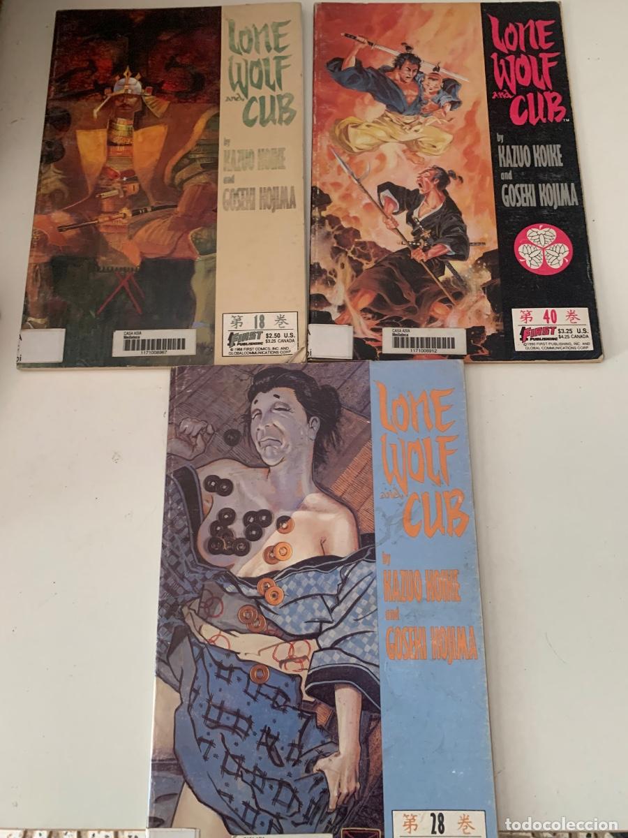 C&oacute;mics: Lote de 3 n&uacute;meros de &ldquo;Lone Wolf and Cub&rdquo; - Foto 1