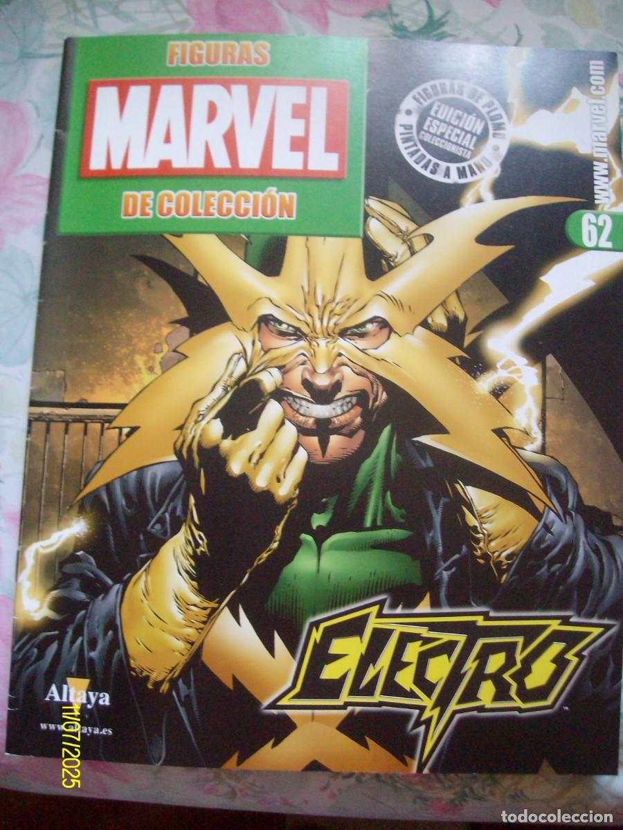 C&oacute;mics: REVISTA SUPERHEROES FIGURAS MARVEL DE COLECCION ALTAYA N&ordm; 62 ELECTRO