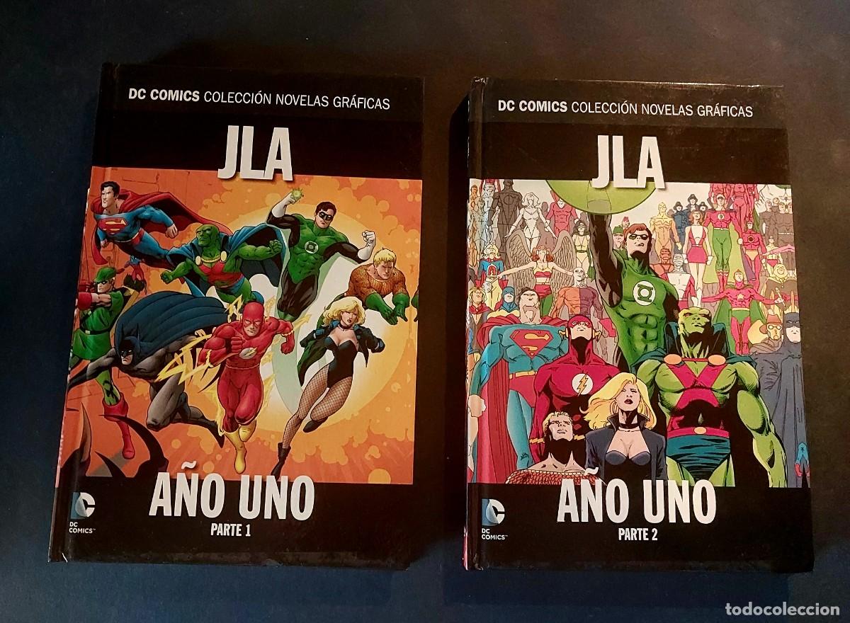 C&oacute;mics: JLA A&ntilde;o Uno Parte 1 y Parte 2 DC Comics 2006 Tapa Dura - Foto 1