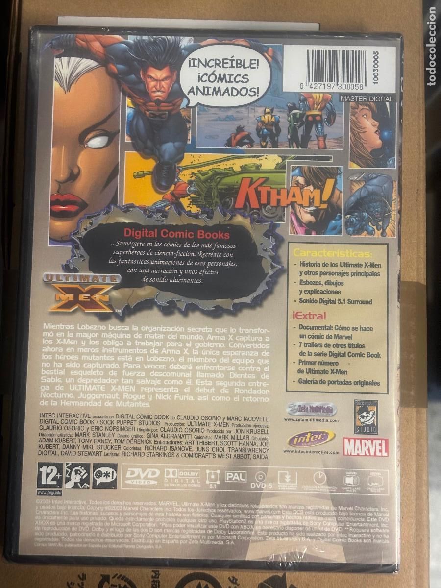 C&oacute;mics: ULTIMATE X-MEN VOL 2 DIGITAL COMIC BOOKS. INTEC INTERACTIVE, NUEVO Y PRECINTADO, 2.003 - Foto 2
