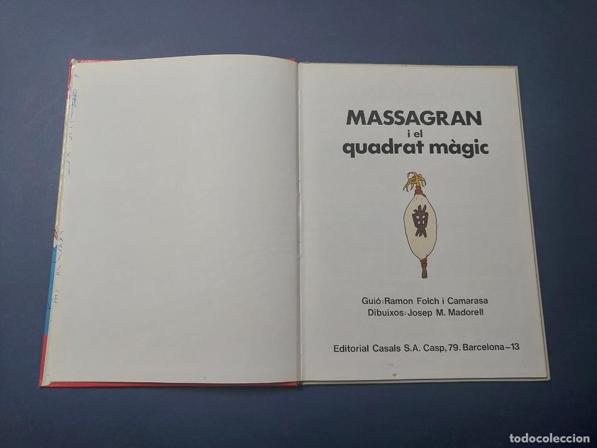 C&oacute;mics: Massagran i El Quadrat M&agrave;gic Editorial Casals 1&ordf; Edici&oacute; 1983 - Foto 2