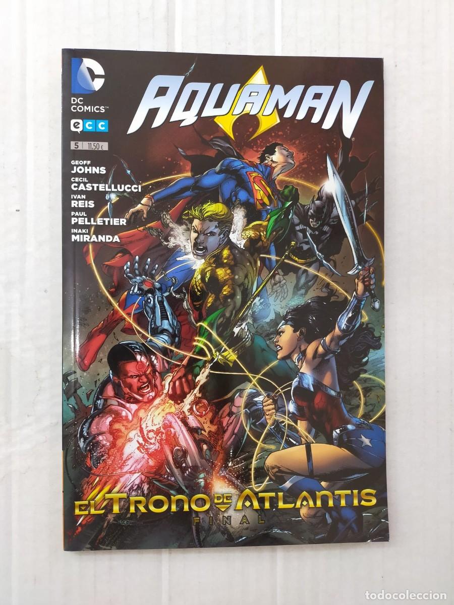 C&oacute;mics: AQUAMAN n&ordm; 5. EL TRONO DE ATLANTIS, FINAL. ECC - Foto 1