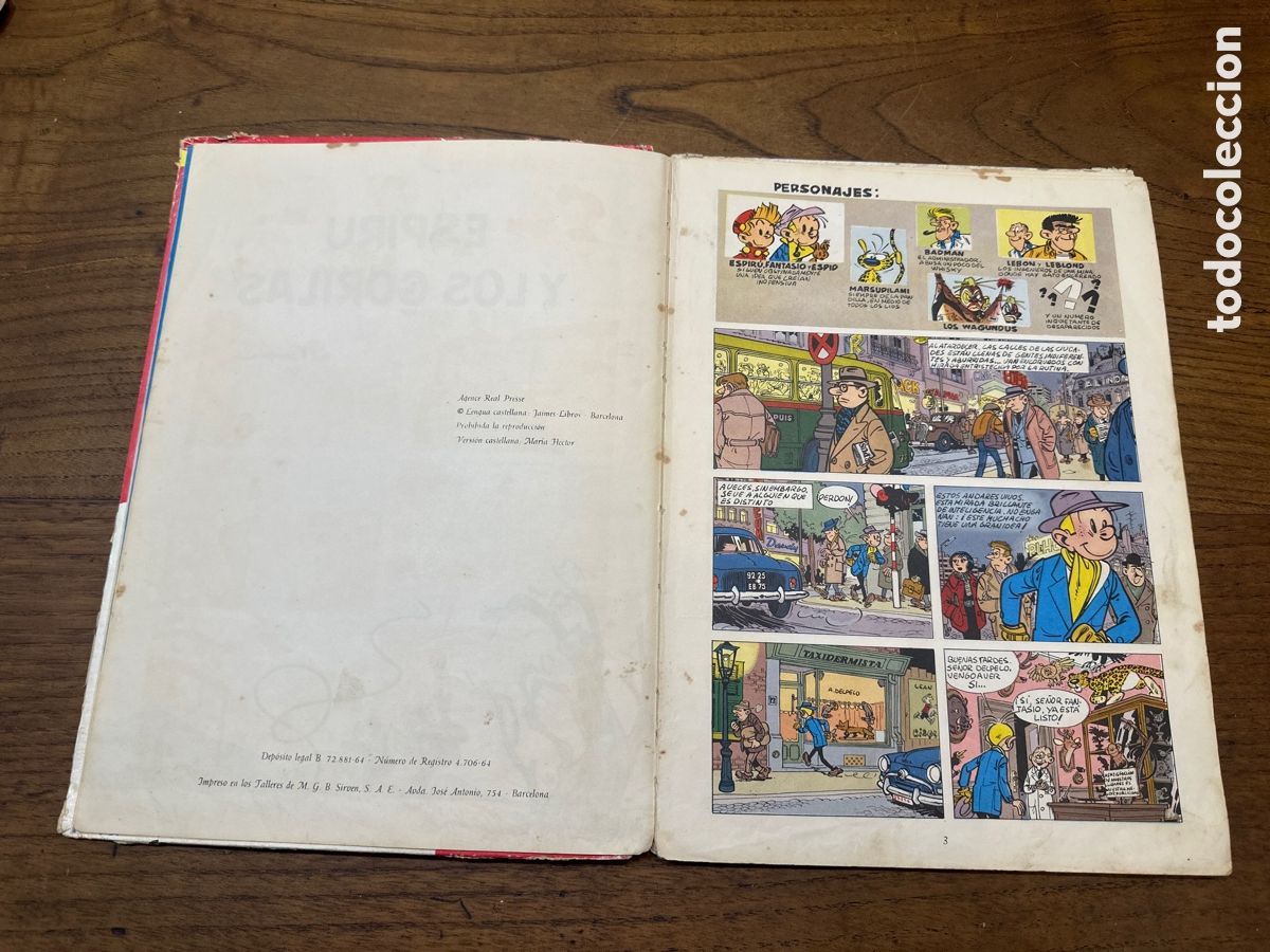 C&oacute;mics: ESPIRU Y LOS GORILAS - JAIMES 1964 - Foto 4