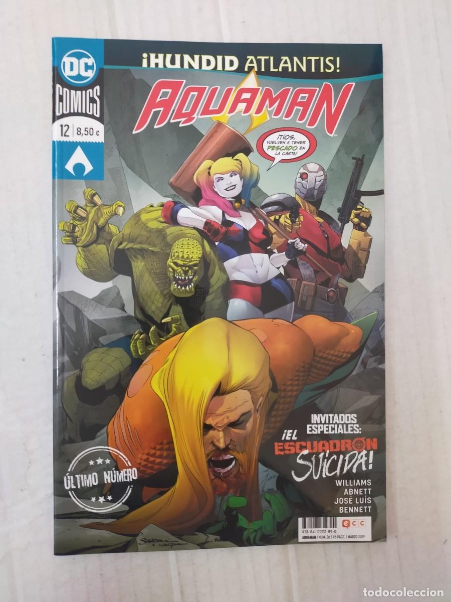 C&oacute;mics: AQUAMAN n&ordm; 12. Williams, Abnett, Bennett... ECC - Foto 1