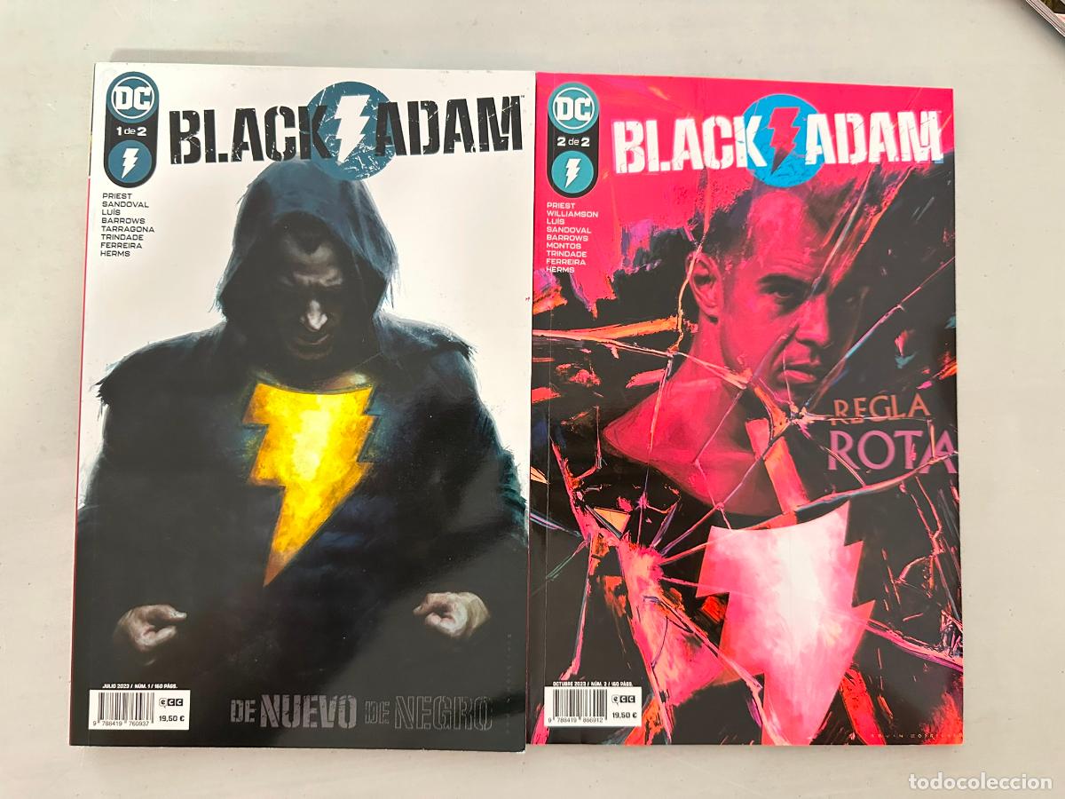 C&oacute;mics: BLACK ADAM DE NUEVO DE NEGRO COMPLETA 2 TOMOS DC - ECC - Foto 1