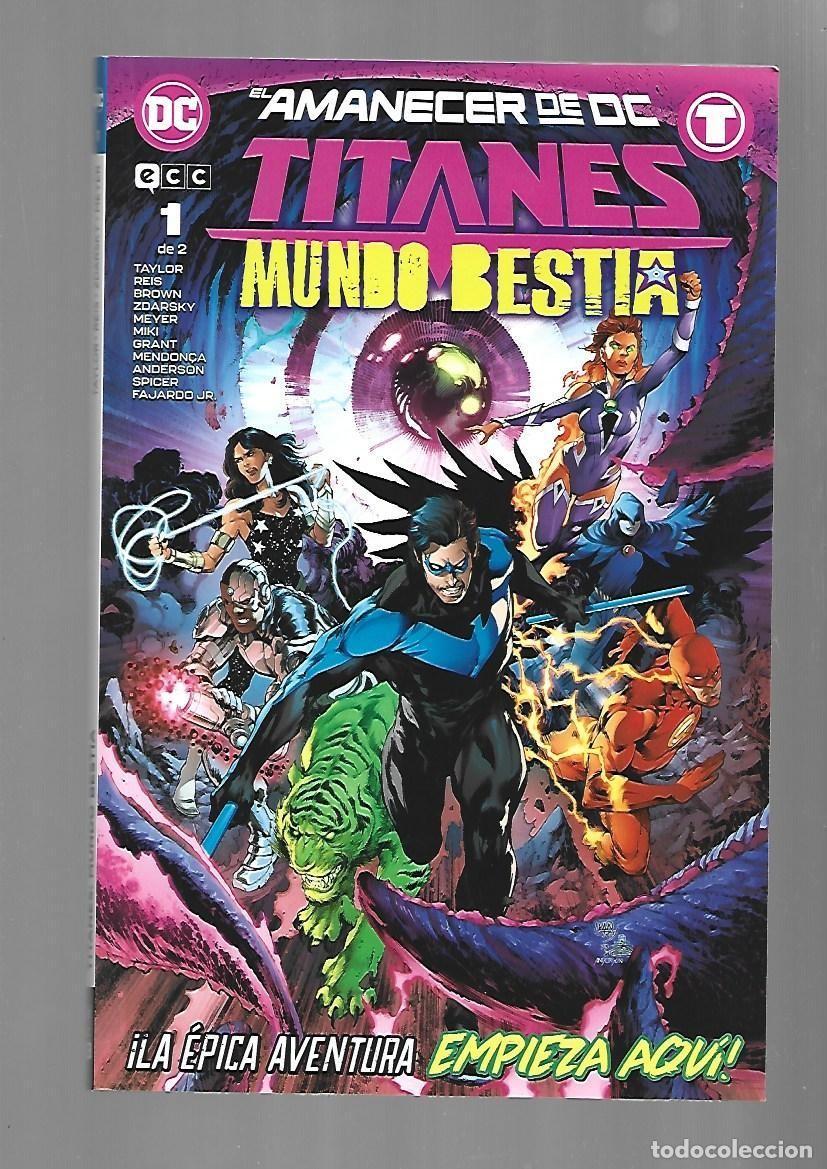 C&oacute;mics: Titanes 1: mundo bestia, 2024, ECC, impecable - Foto 1