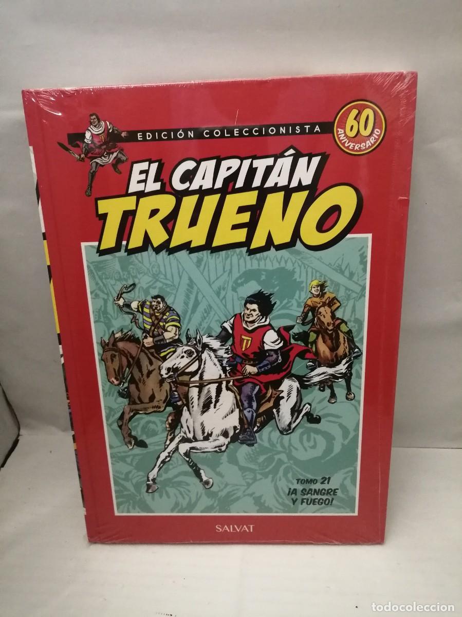 Comics: EL CAPIT&Aacute;N TRUENO, 60 aniversario. Edici&oacute;n coleccionista, No. 21: SANGRE Y FUEGO (COMO NUEVO)