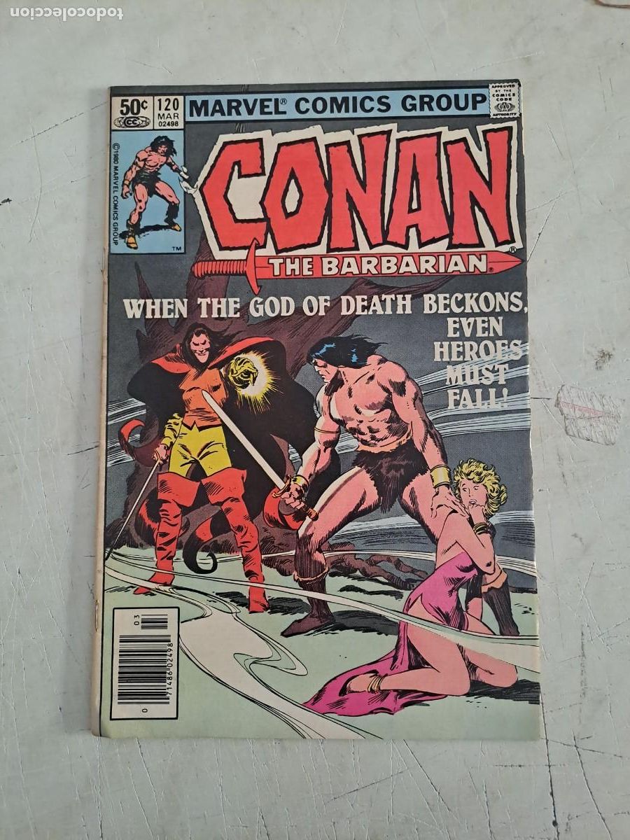 C&oacute;mics: Conan the barbarian 120, Marvel comics group en perfecto estado - Foto 1