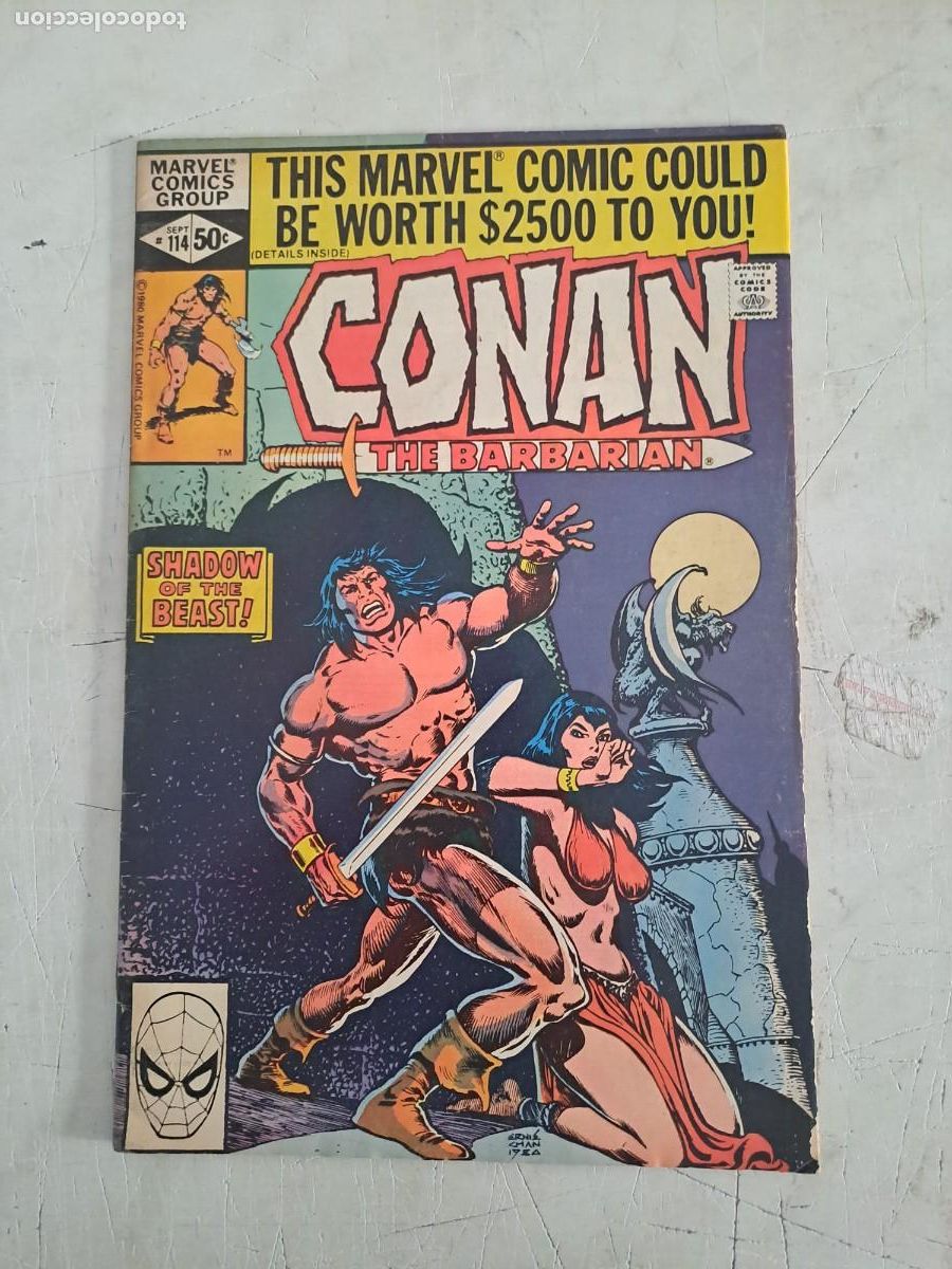 C&oacute;mics: Conan the barbarian 114, Marvel comics group en muy buen estado - Foto 1