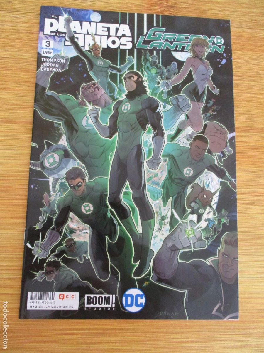 C&oacute;mics: DC,-EL PLANETA DE LOS SIMIOS-GREEN LANTERN-N&ordm;. 3.-eCC - Foto 1