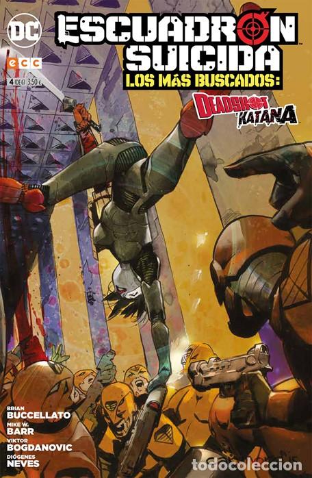 C&oacute;mics: ESCUADRON SUICIDA: LOS M&Aacute;S BUSCADOS - DEADSHOT Y KATANA N&ordm; 4 - ECC - Foto 1