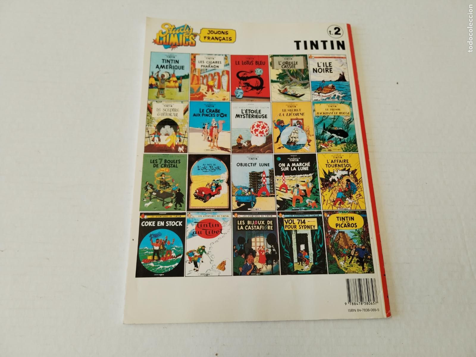 C&oacute;mics: tintin - le temple de soleil - herg&eacute;- en franc&eacute;s - c165 - Foto 3