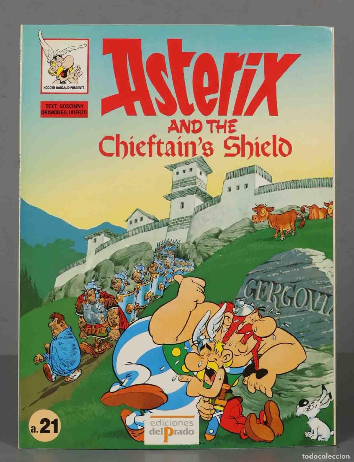 C&oacute;mics: Asterix and the chieftain&acute;s shield. EDICIONES DEL PRADO - Foto 1