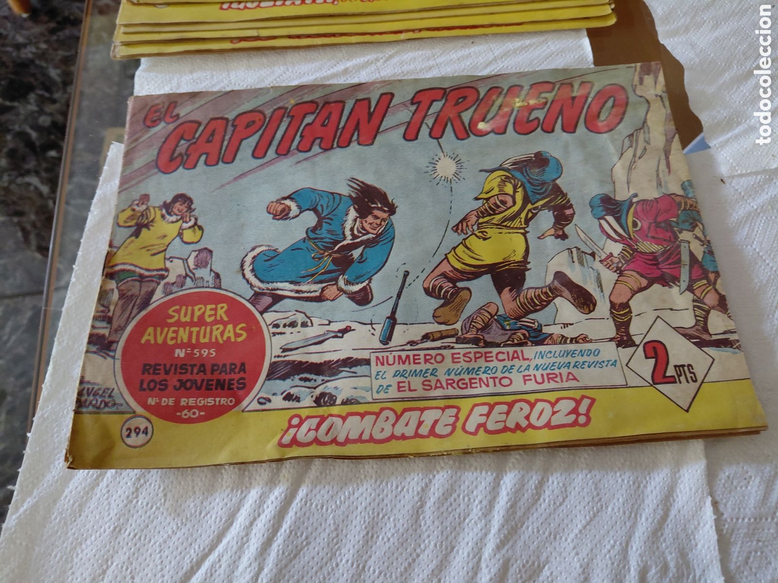 C&oacute;mics: Lote 6 c&oacute;mics capit&aacute;n trueno - Foto 6