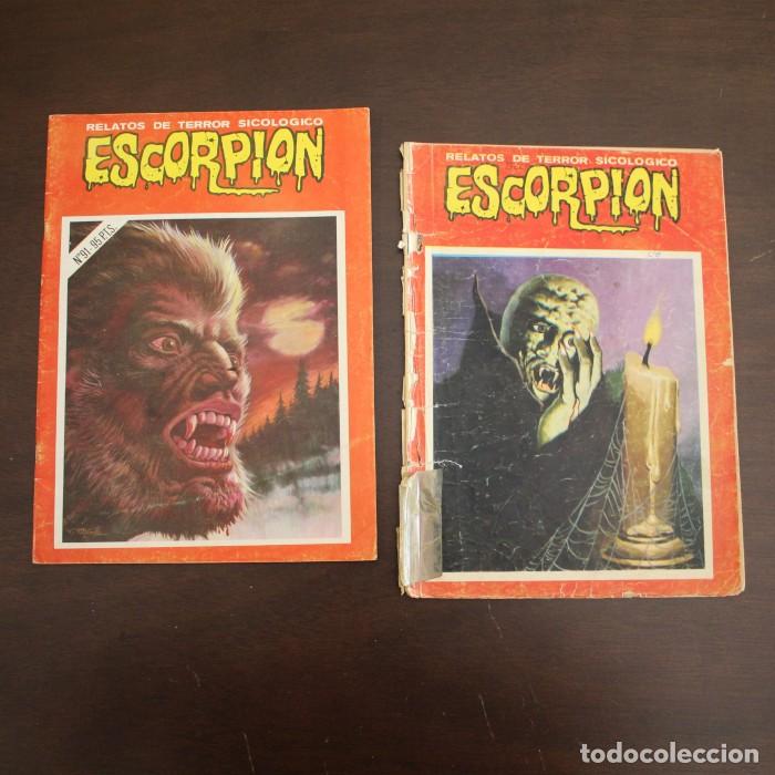 C&oacute;mics: LOTE 2 COMICS TERROR ESCORPION VILMAR EDICIONES 75 91 - Foto 1