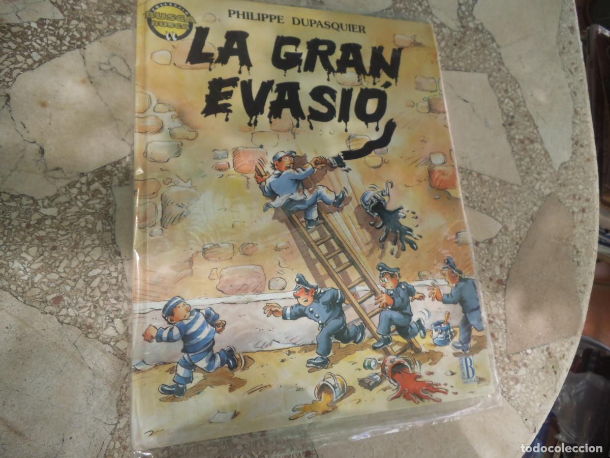 C&oacute;mics: coleccion busca busca, n&ordm; 9, la gran evasion, en catalan, philippe dupasquier, ediciones b - Foto 1