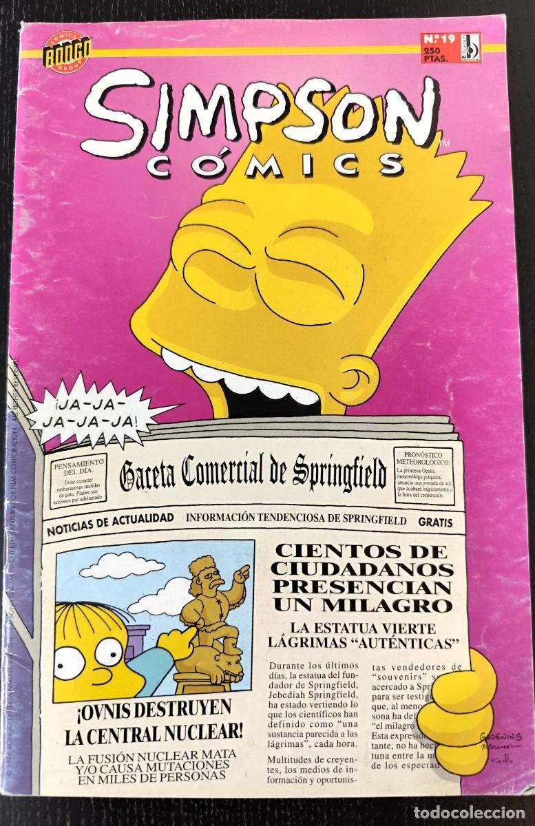 C&oacute;mics: C&oacute;mic Los Simpsons N&ordm;19 BONGO 1997 - Foto 1