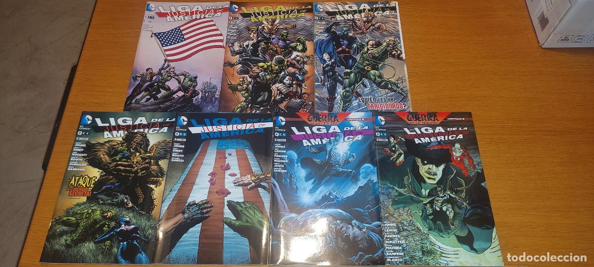 C&oacute;mics: LIGA DE LA JUSTICIA DE AM&Eacute;RICA ECC 1 2 3 4 5 6 y 7 GEOFF JOHNS ECC - Foto 1